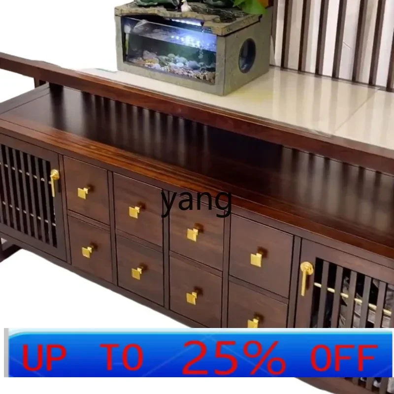 

LH dining side ebony living room storage household storage cabinet foyer storage drawer cabinet furniture