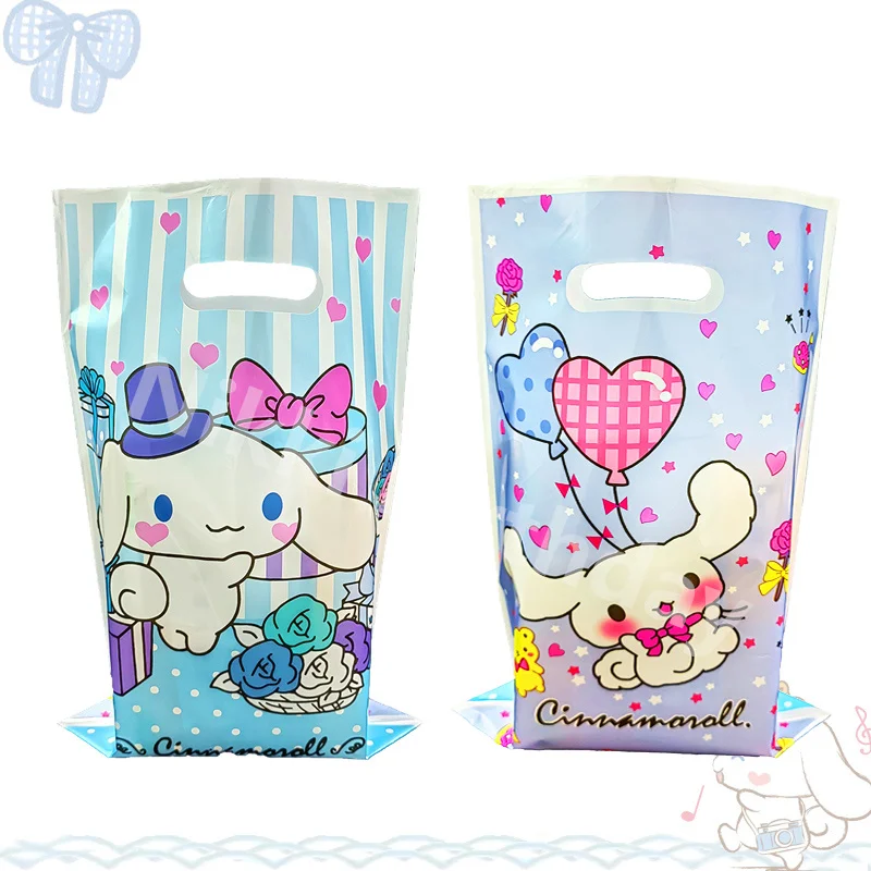 Cinnamoroll Gift Bag 16.5*25cm Loot Bag My Melody Kid Boy Birthday Party Supplies Sanrio Decorations Kids Boys Party Favors