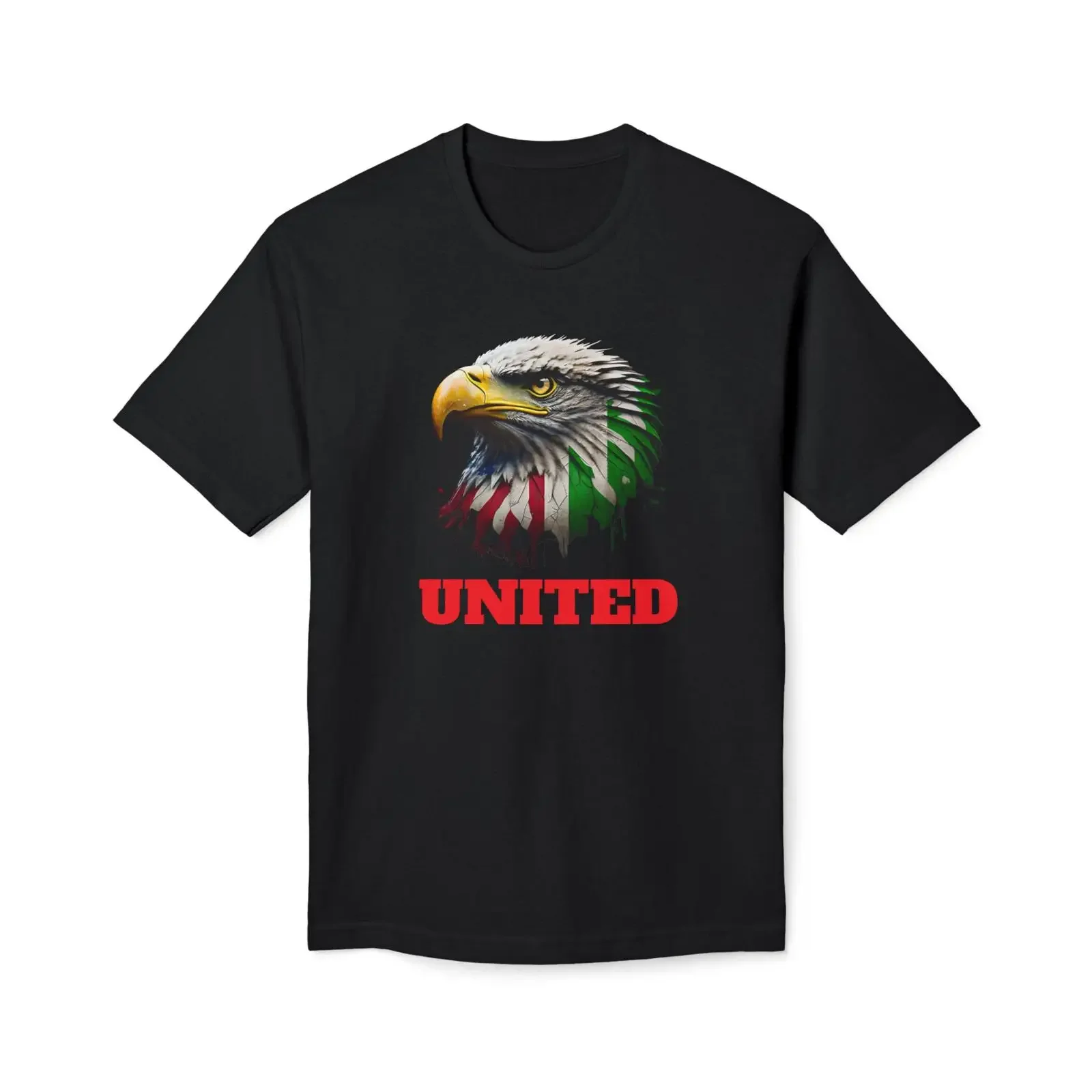 United patriotic Italian American USA Italy Midweight T shirt Made in vintage Washed fashion graphic Comfortable