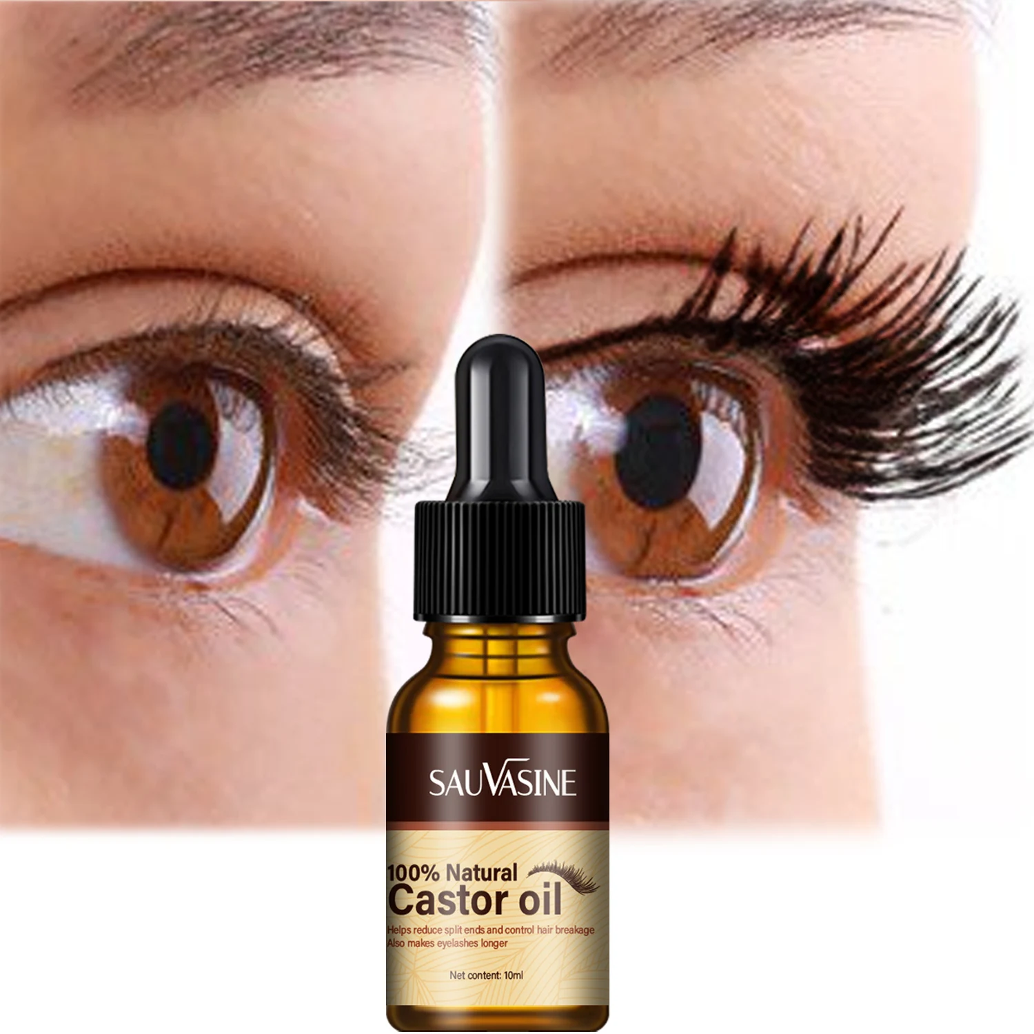 Castor Oil Eyelash Growth Enhancer Natural Medicine Treatments Eye Lashes Serum Mascara Eyelash Lift Lengthening Eyebrow Growth