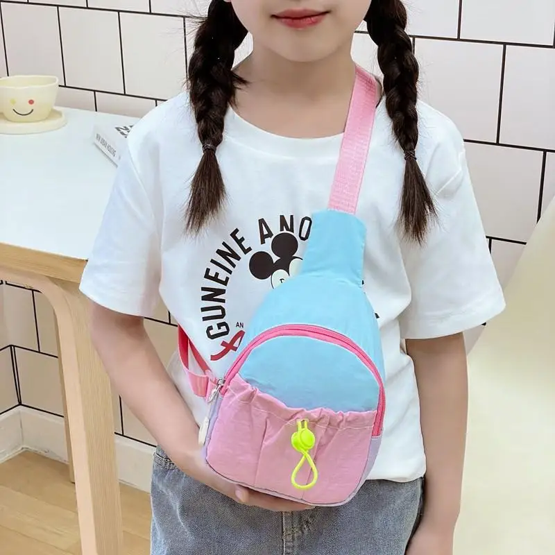 Borsa a tracolla casual per bambini Borsa a tracolla semplice per ragazzi e ragazze Portamonete Collezione da viaggio Zaino