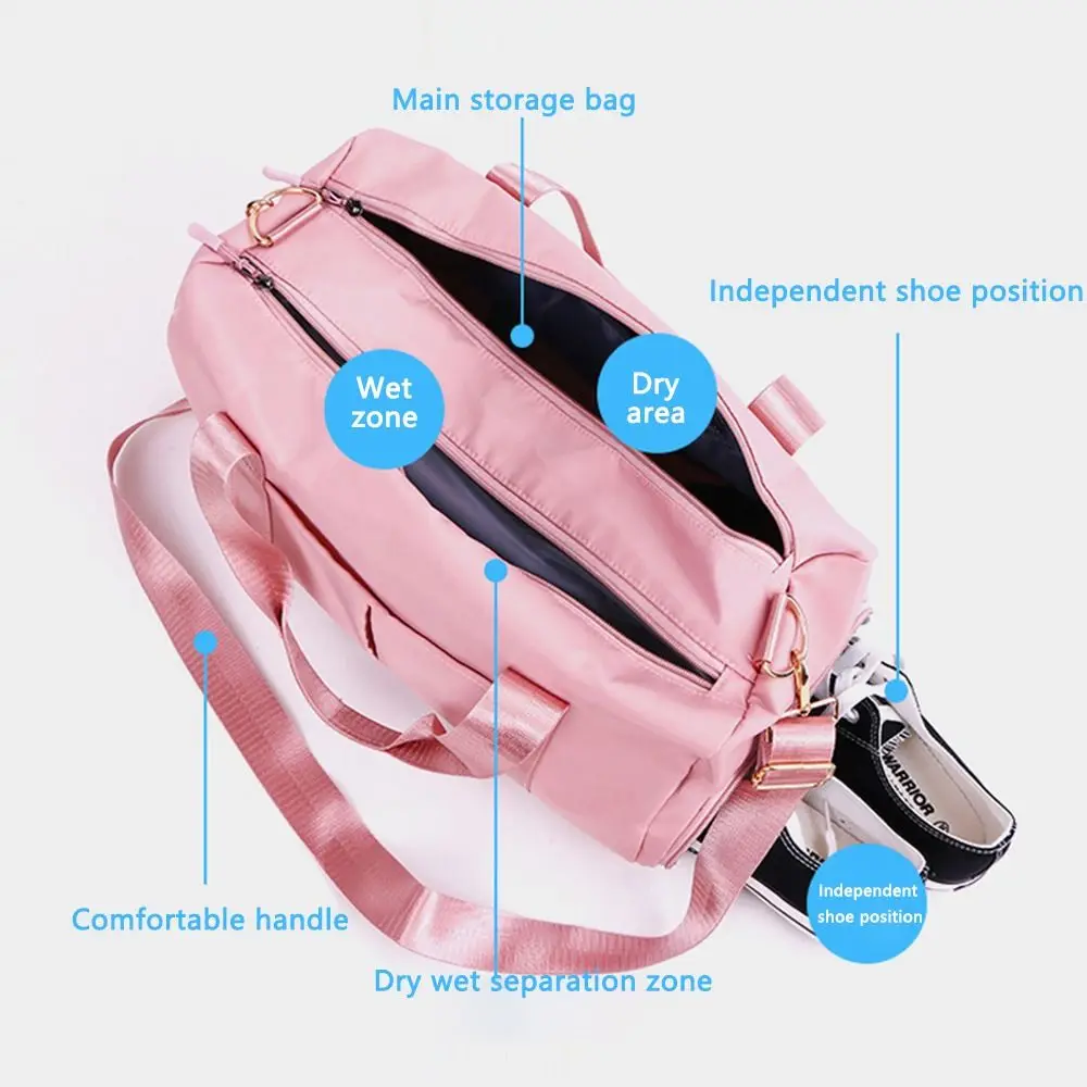 Women Gym Yoga Travel Handbag Weekend Package Sport Duffle Bag Luggage Bags