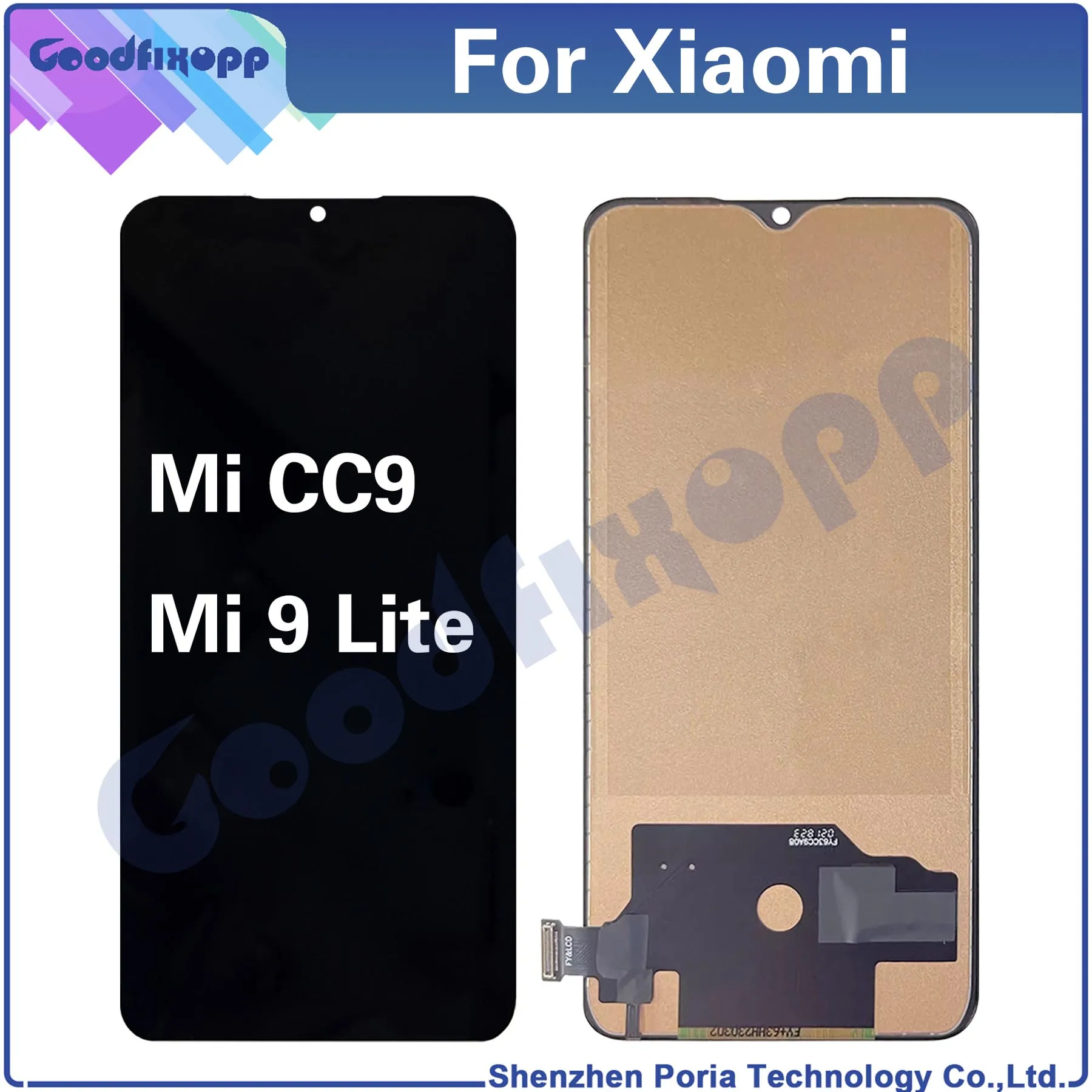 

For Xiaomi Mi 9 Lite CC9 LCD Display Touch Screen Digitizer Assembly For Mi9Lite 9Lite M1904F3BG TFT Can't Use Fingerprint