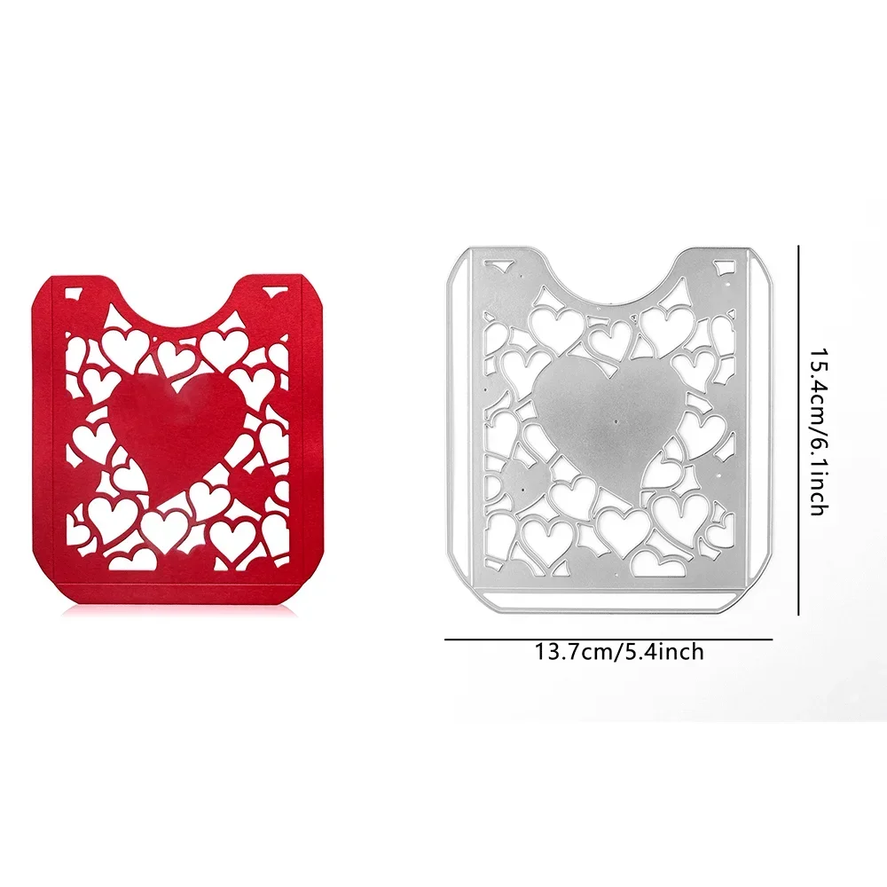 

valentine's day,Heart Metal Cutting Dies Embossing Diecut 2024 New For DIY Wedding Card Making Scrapbooking Crafting Supplies