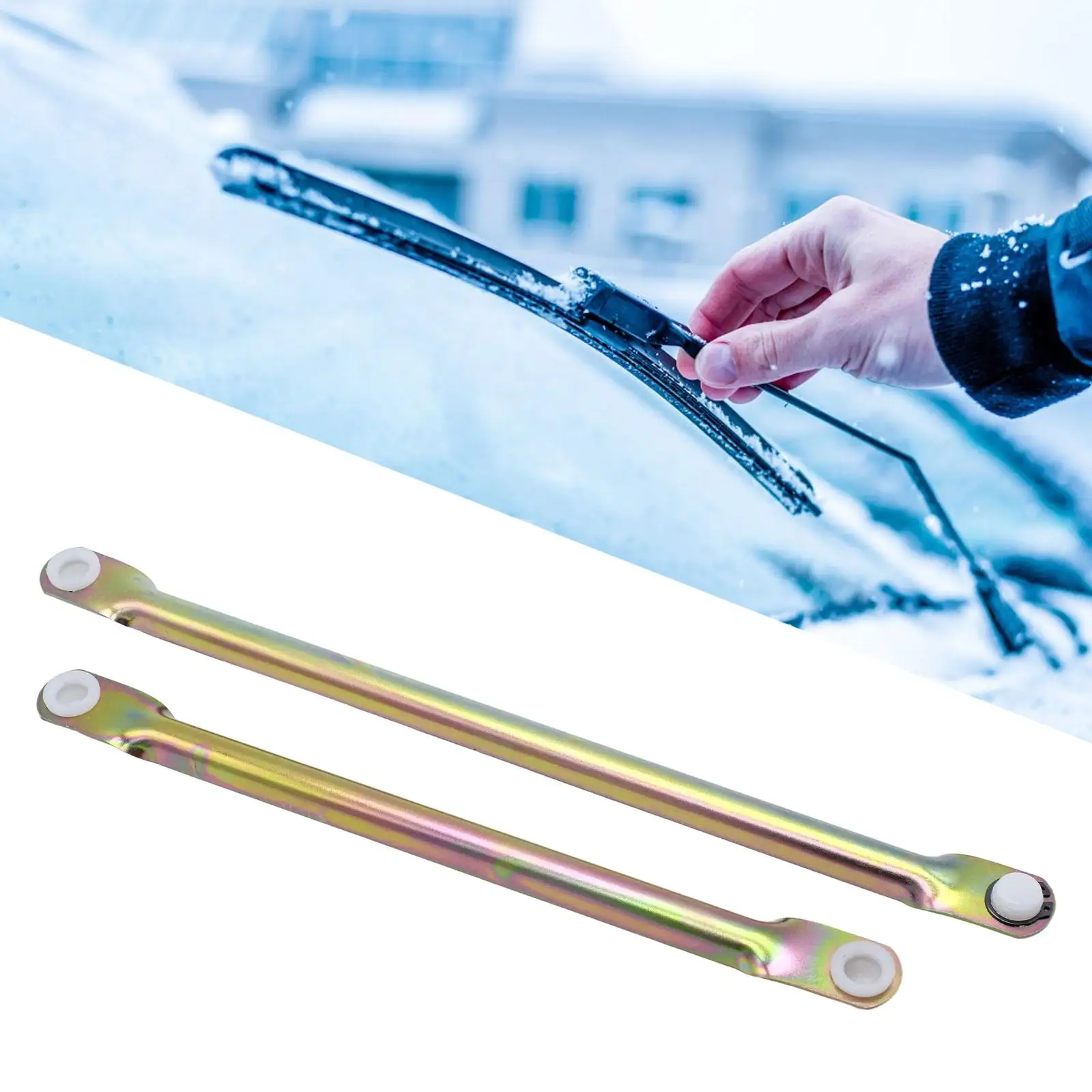 

2-х шт., детали тяги двигателя стеклоочистителя, простые в использовании, профессиональные, прочные, практичные, высокопроизводительные замены