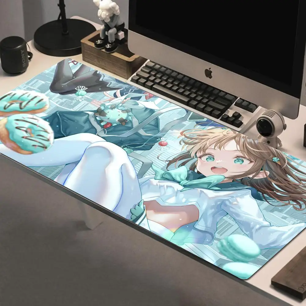 

KURIMURA AIRI Blue Archive Game Mousepad Mouse Mat Desk Mat With Pad Gaming Accessories Prime Gaming XXL Keyboard