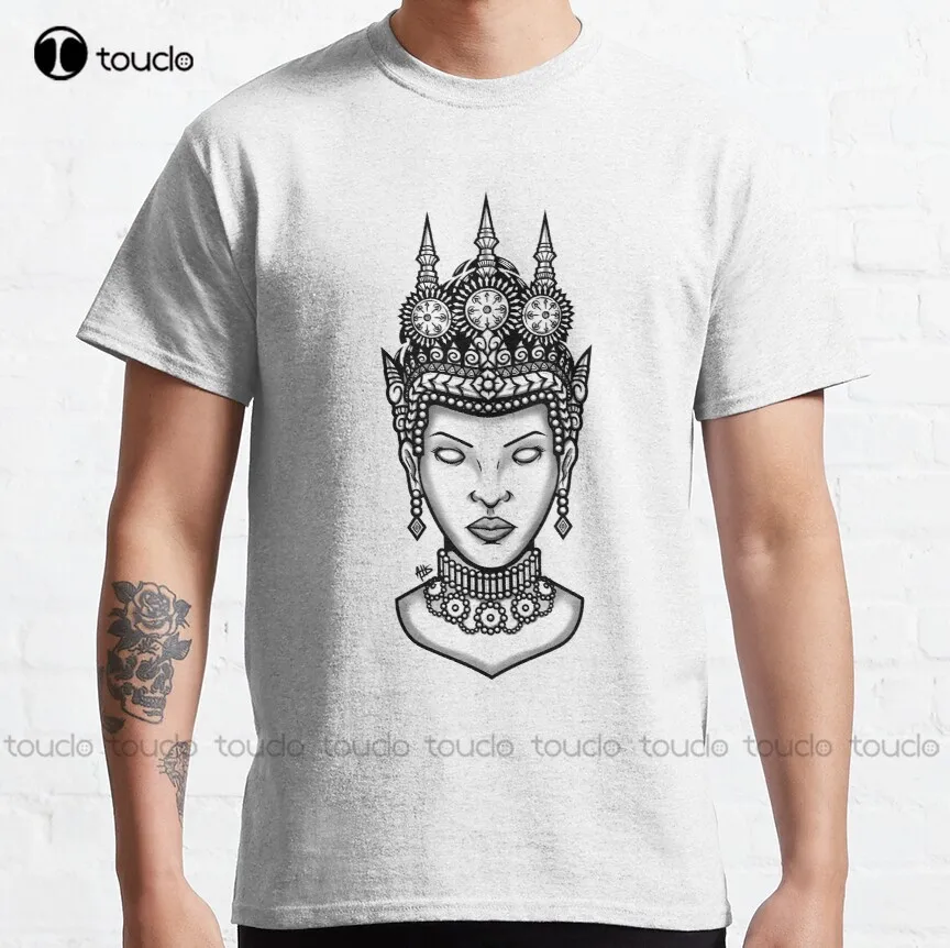 Apsara Klassieke T-shirt Shirts Voor Tienermeisjes Hoge Kwaliteit Schattige Elegante Mooie Kawaii Cartoon Zoete Harajuku Katoen Tee Shirts