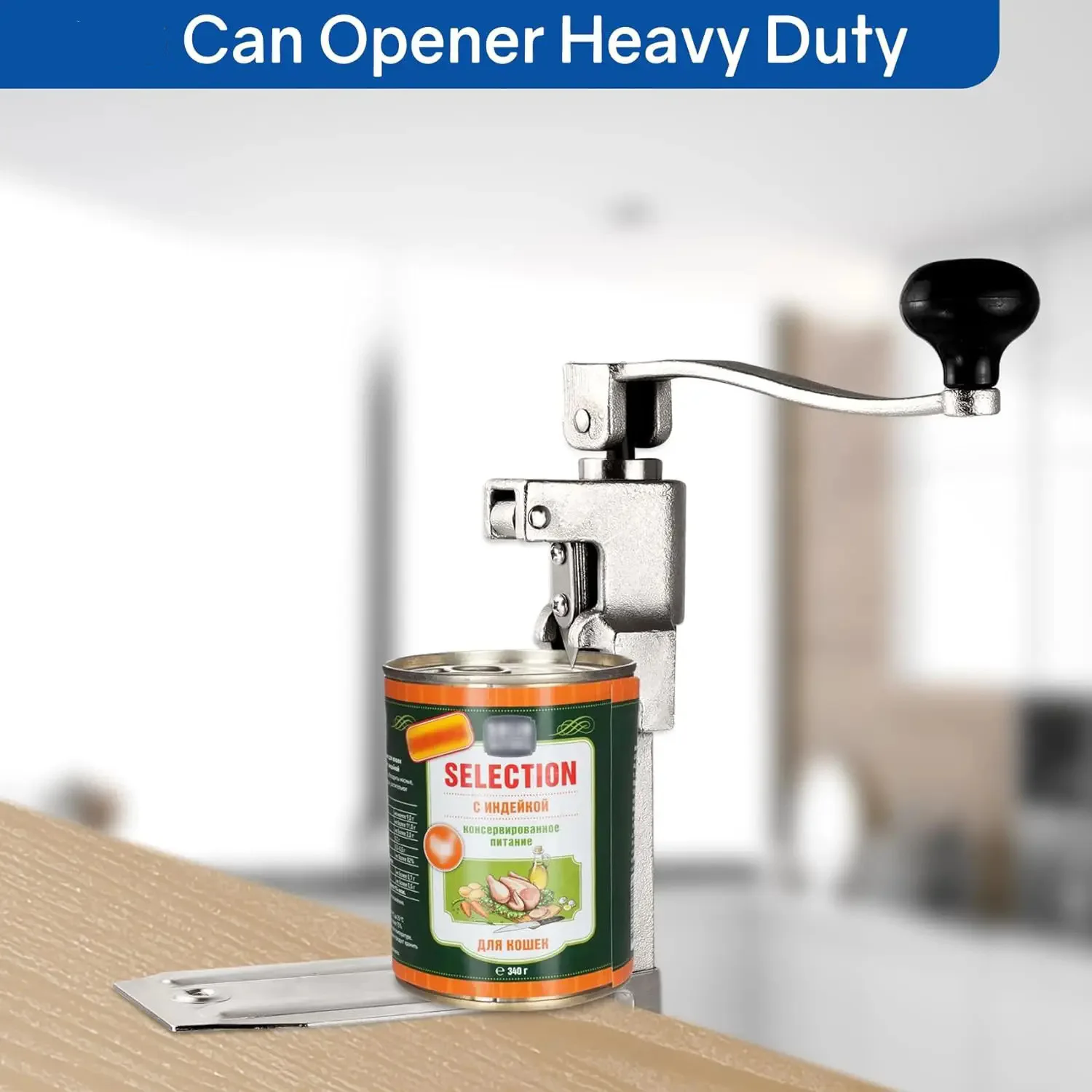 

Commercial restaurant hotels heavy duty desktop stainless steel can opener for ships Desktop can opener Can opener Can opener