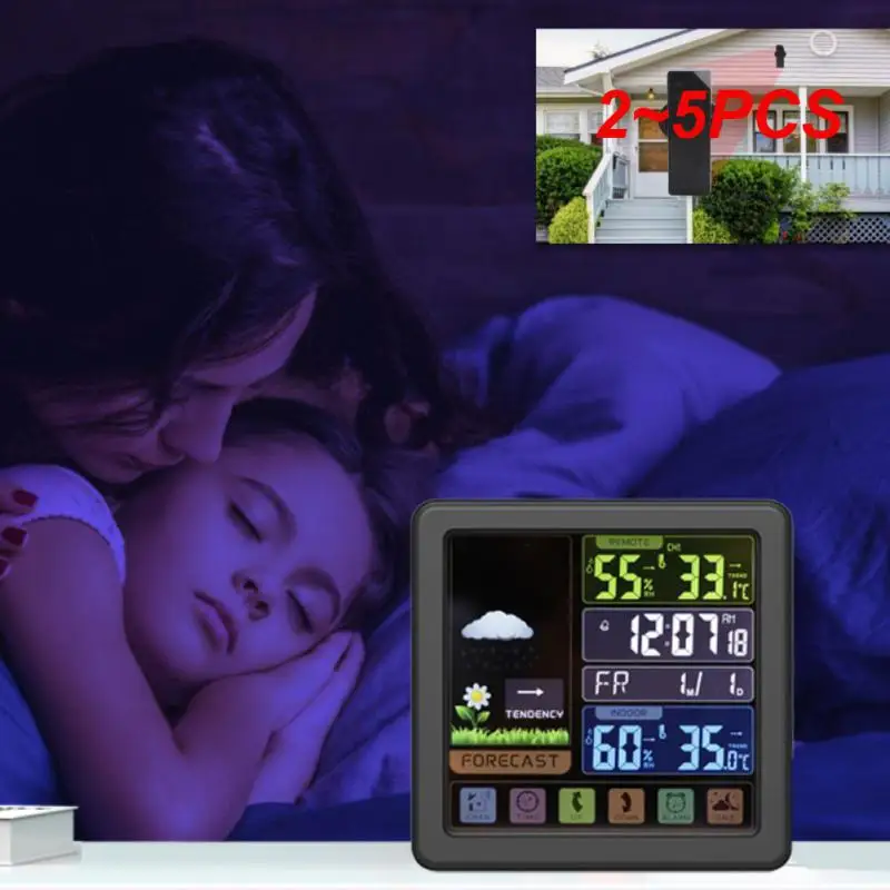 

2~5PCS Digital Temperature Hygrometer Wireless Universal For Home/indoor/outdoor Thermometer Indoor Outdoor Thermometer