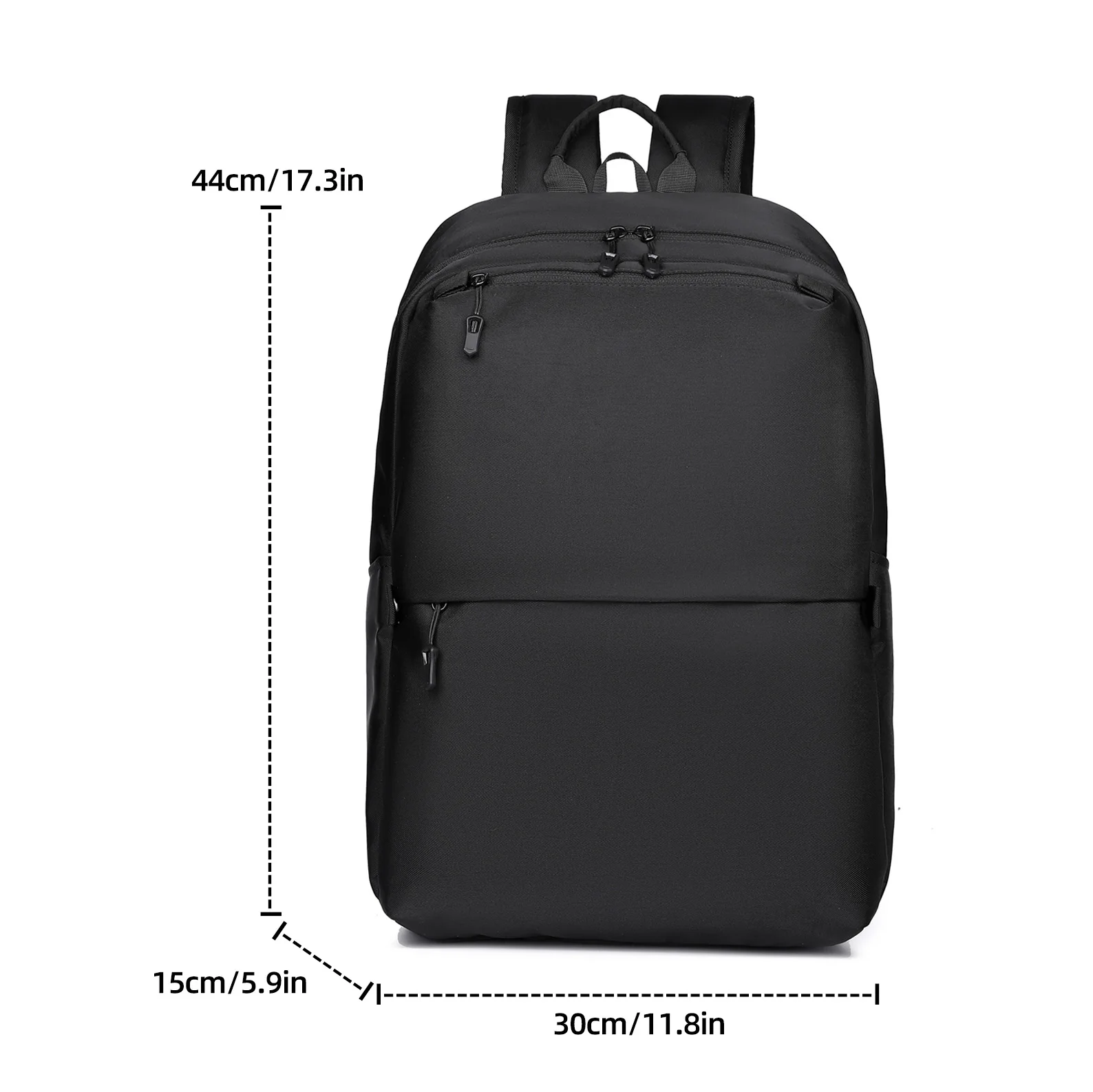 Unisex Business Casual Backpack - Large Capacity Oxford Fabric Laptop Bag, Durable Water-Resistant Travel Backpack for Work Coll