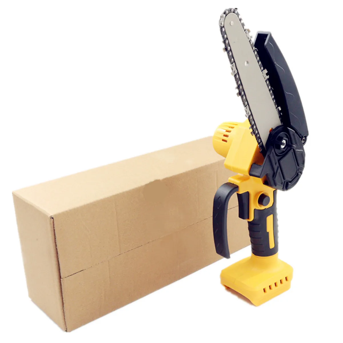 Misura per DeWALT 18V 20V batteria motosega a batteria Mini motosega elettrica 6 pollici lavorazione del legno utensili elettrici per la registrazione del giardino