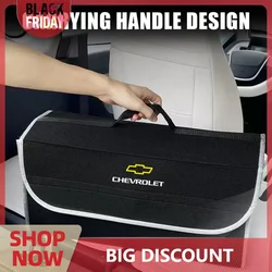 Car Trunk Stowing Tidying Large Capacity Storage Box Organizer Bag Accessories For Chevrolet Cruze Lacetti SS Z71 Trax Spar Sail