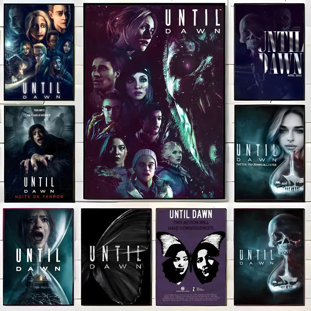 cinematic game U-Until Dawn Poster Wall Art Print Decorative Mural Home Decor Gift Unframed