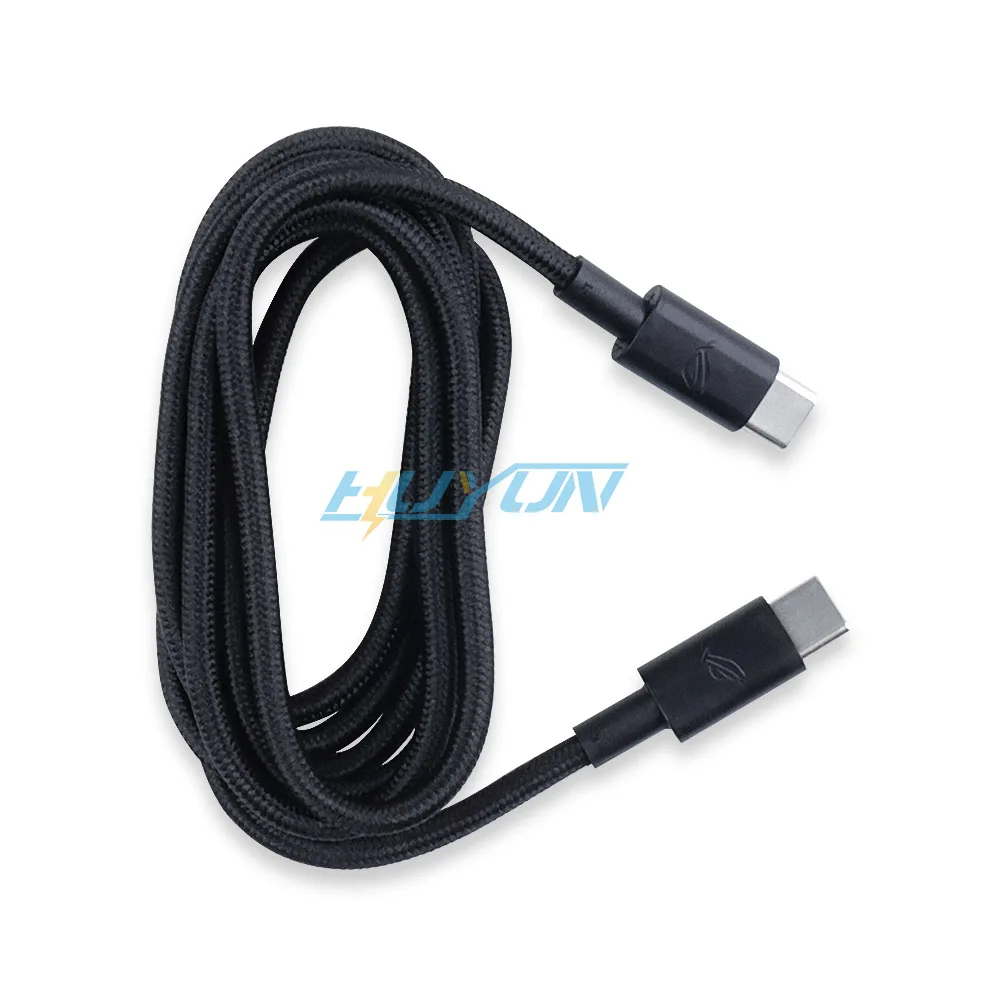 1.2m Charging line For ASUS ROG Double Type-c Universal PD Protocol braided Network Quick Charge cable