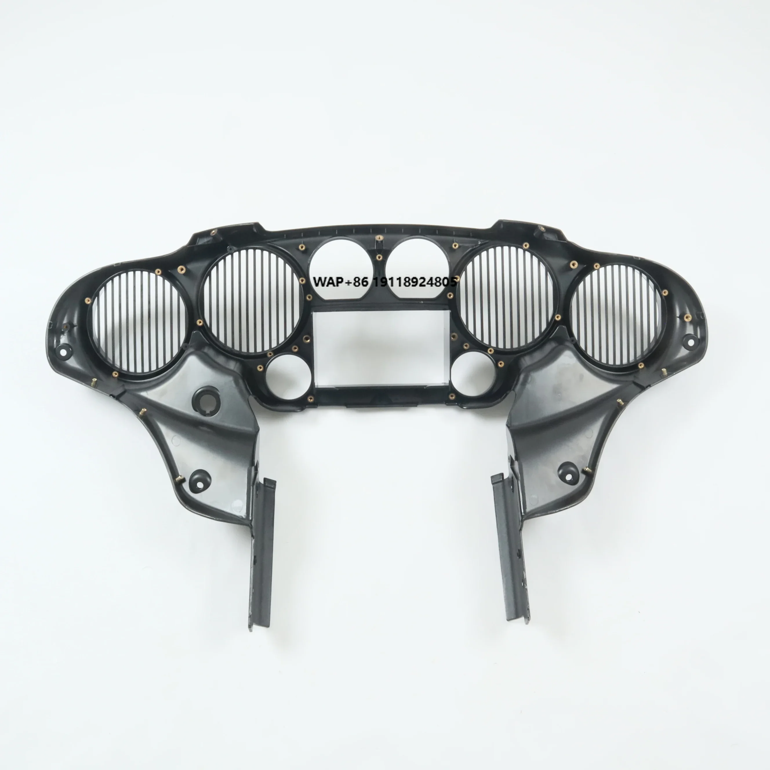 

Double Din Radio Inner Fairing W 6.5'' Speaker Quad 4 for FLH Touring Motorcycle 2014 up
