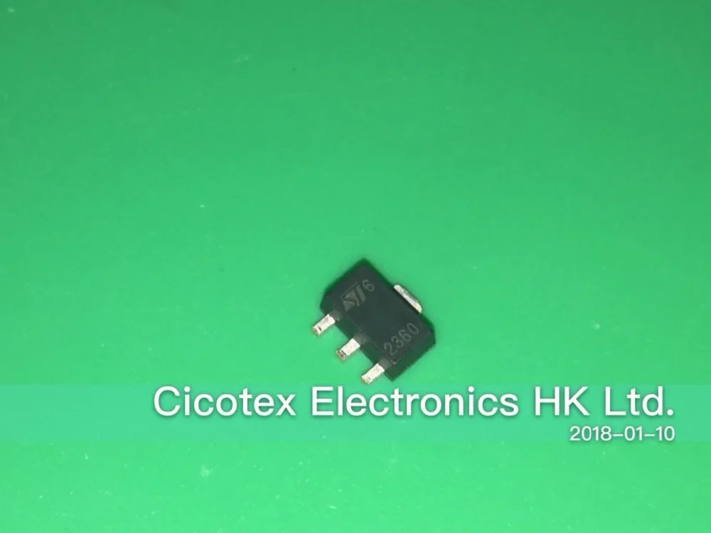 10pcs/lot 2STF2360 SOT89 2360 TRANS PNP 60V 3A SOT-89 LOW VOLTAGE FAST-SWITCHING PNP POWER TRANSISTORS