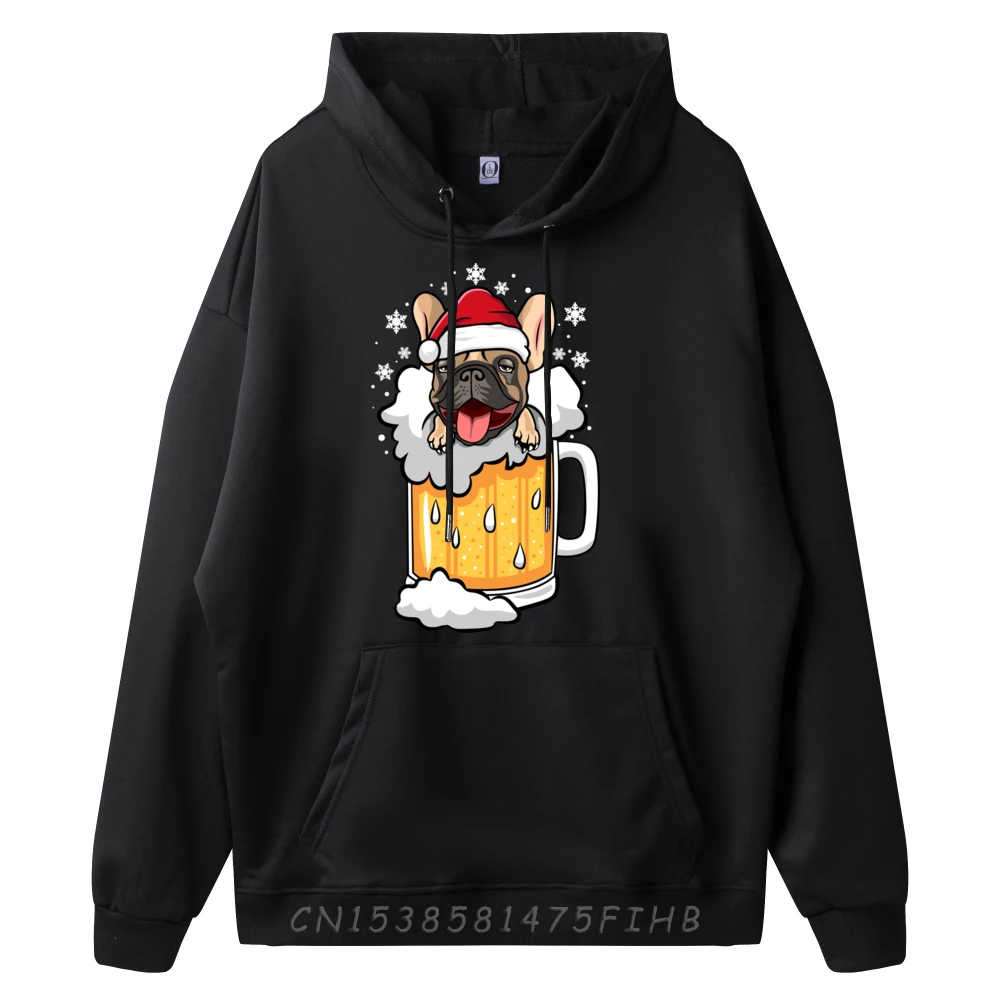 Funny drunk Beer Frenchie Christmas Dog XS Graphic Sweatshirts DURABLE Men's Clothes