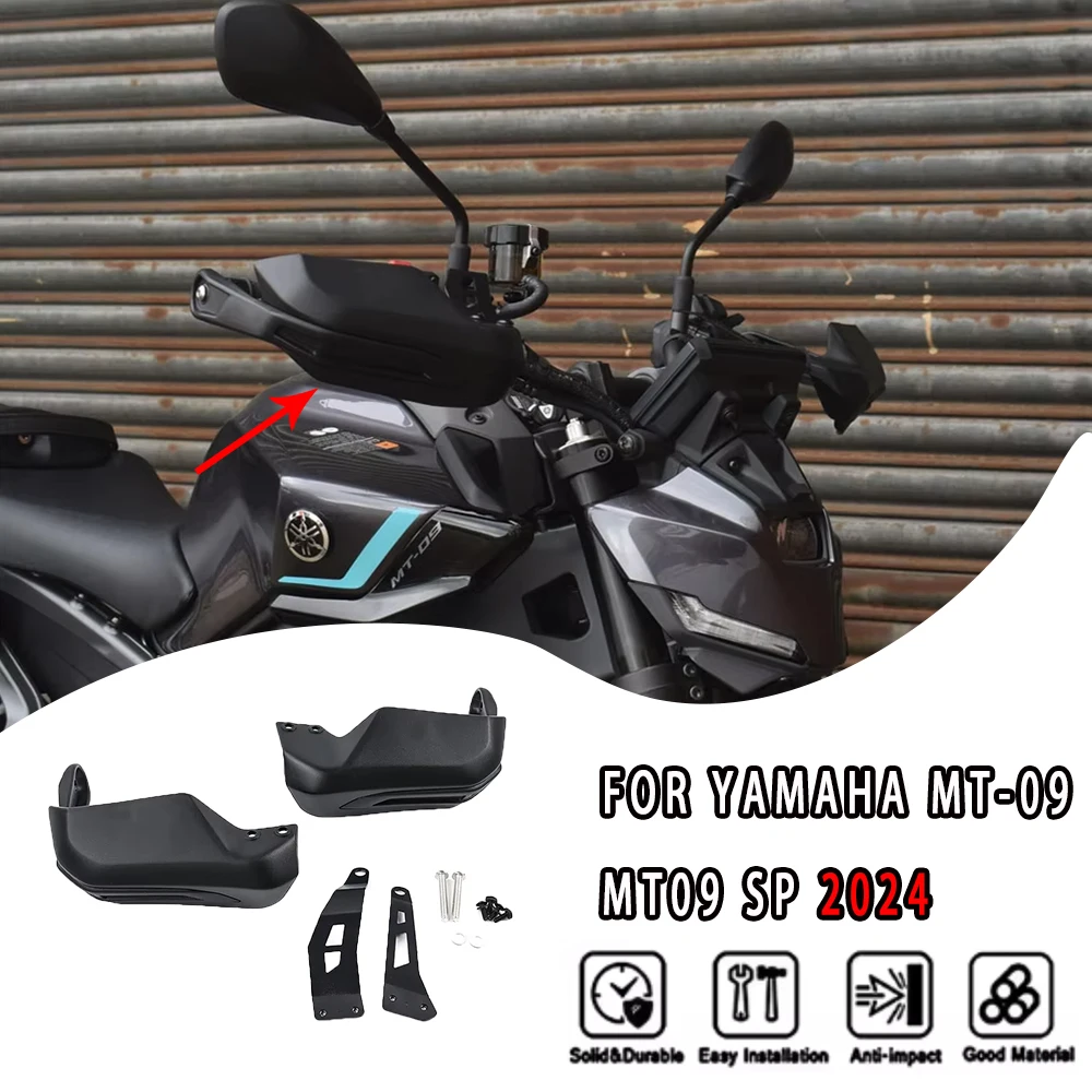 

Для Yamaha MT-09 MT09 SP 2024, ветрозащитная черная цевье, аксессуар для мотоцикла, новинка, подходит для MT09 SP