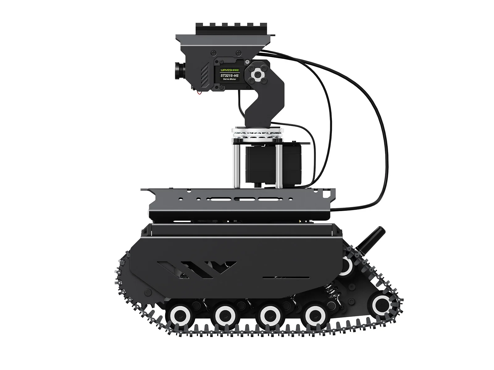 UGV Beast PT PI5 AI Kit, Robot AI cingolato fuoristrada Open-source, con modulo Pan-Tilt, visione Computer, adatto per Raspberry Pi5