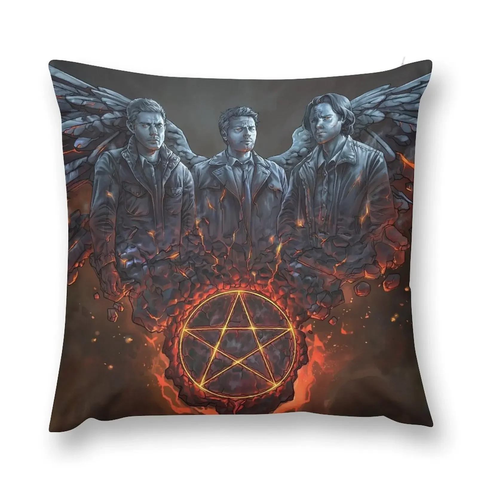 

Team Free Will Burning Art Throw Pillow ornamental pillows for living room autumn pillowcase Decorative Sofa Cushions pillow