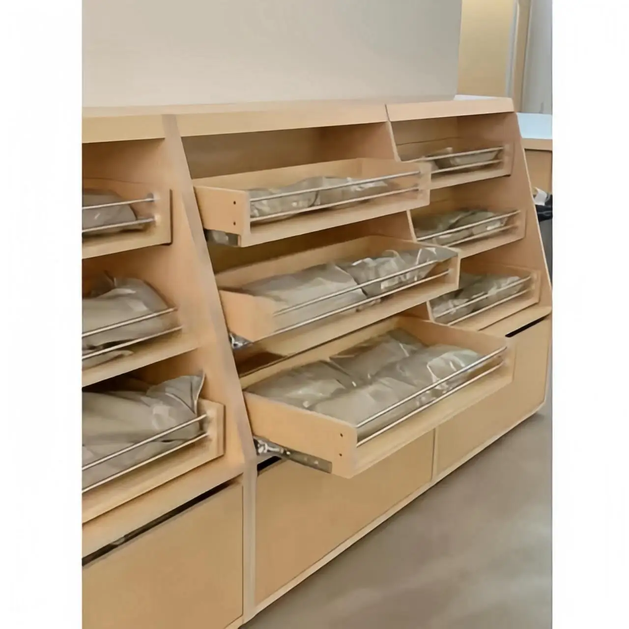 

Birch Ocean Board Commercial Storage Drawer Display Platform Multifunctional Storage Material Cabinet