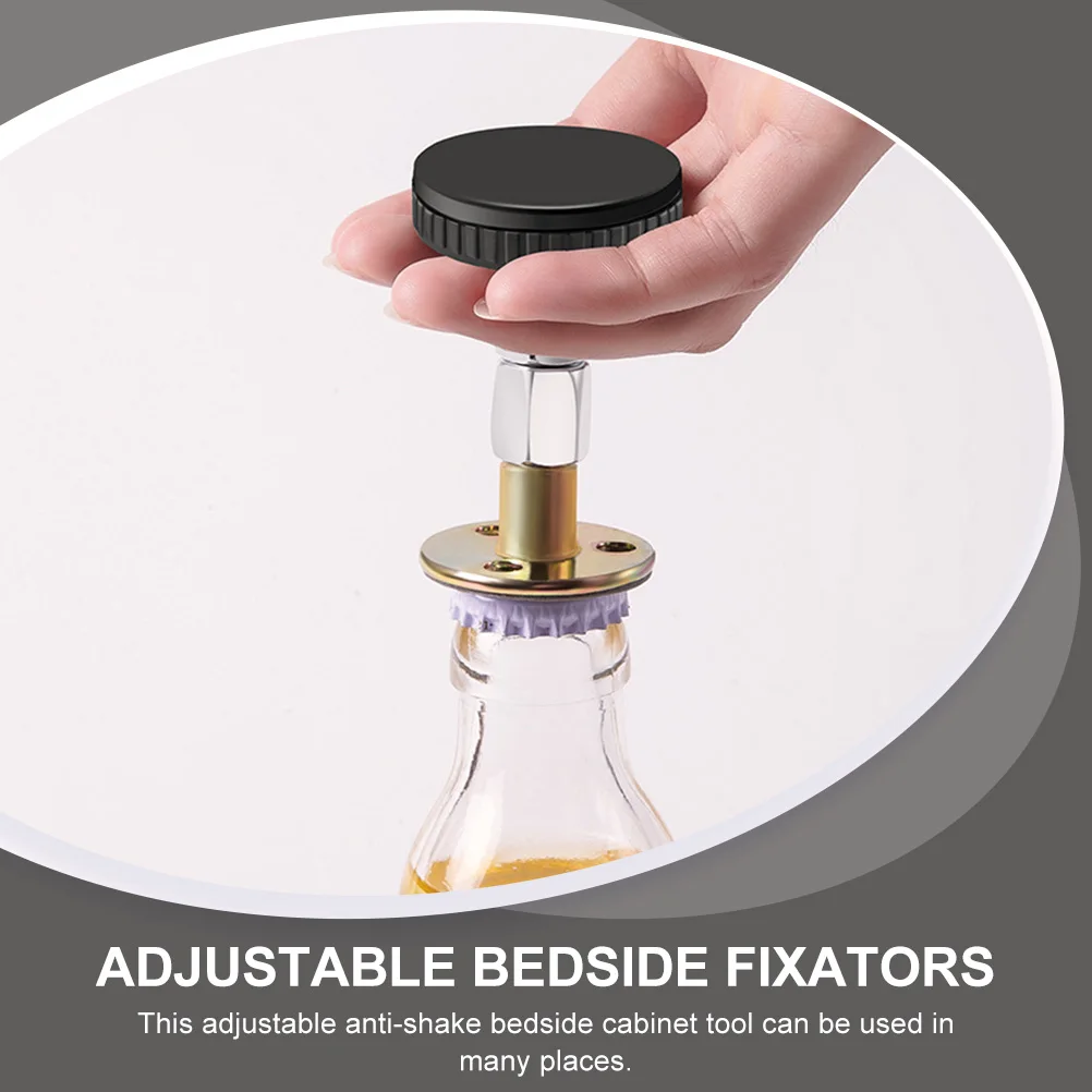 4pcs Adjustable Bedside Fixators Anti-Shake Furniture Stabilizers Wall Mount Cabinet Support Tools Furniture Accessories