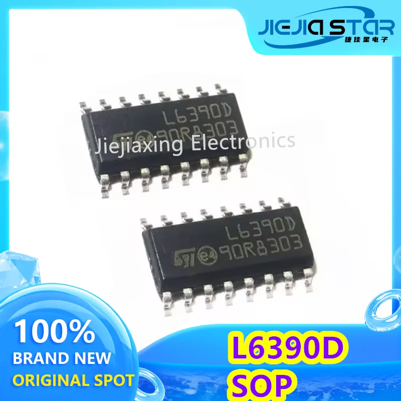 (1/10 Piece) L6390D L6390 SOP16 SMT Bridge Driver Chip 100% Brand New & Original ICs