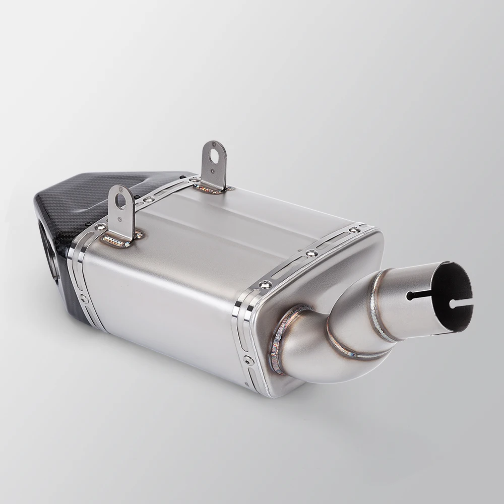 Front link pipe for Benelli Leoncino 500，complete Motorcycle Exhaust System, silencer with box