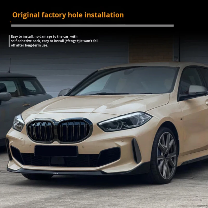 ABS New Single-Line Double-Line Night Glow Grille Protective Net Includes Screws Exterior Modification for 1 Series F40