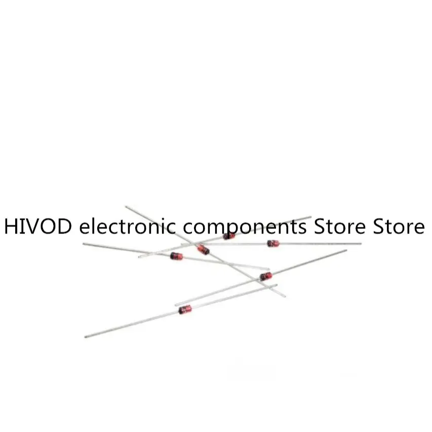 100PCS 0.5W 1/2W Zener Diode BZX55C9V1 10V 11V 13V 15V 16V 18V 20V 22V 24V 27V 30V 33V 36V 39V Glass package DO35