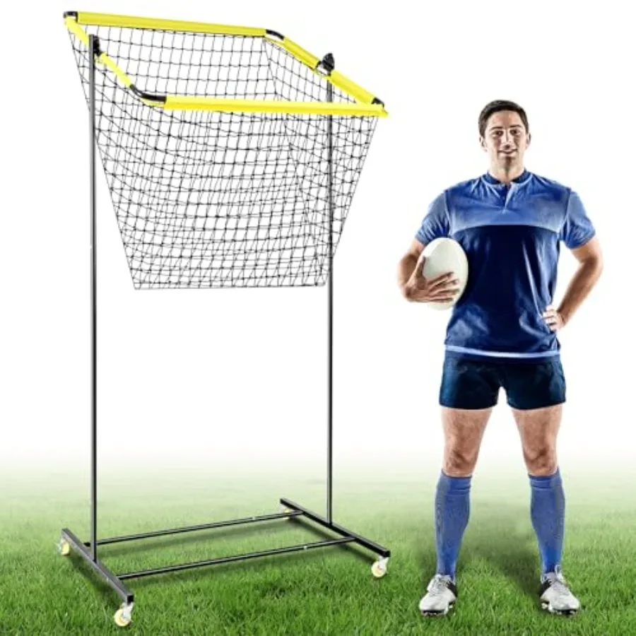 

Football Throwing Net Quarterback Target Nets Football Training Equipment Portable Outdoor Accuracy Trainer Target Practice Aid
