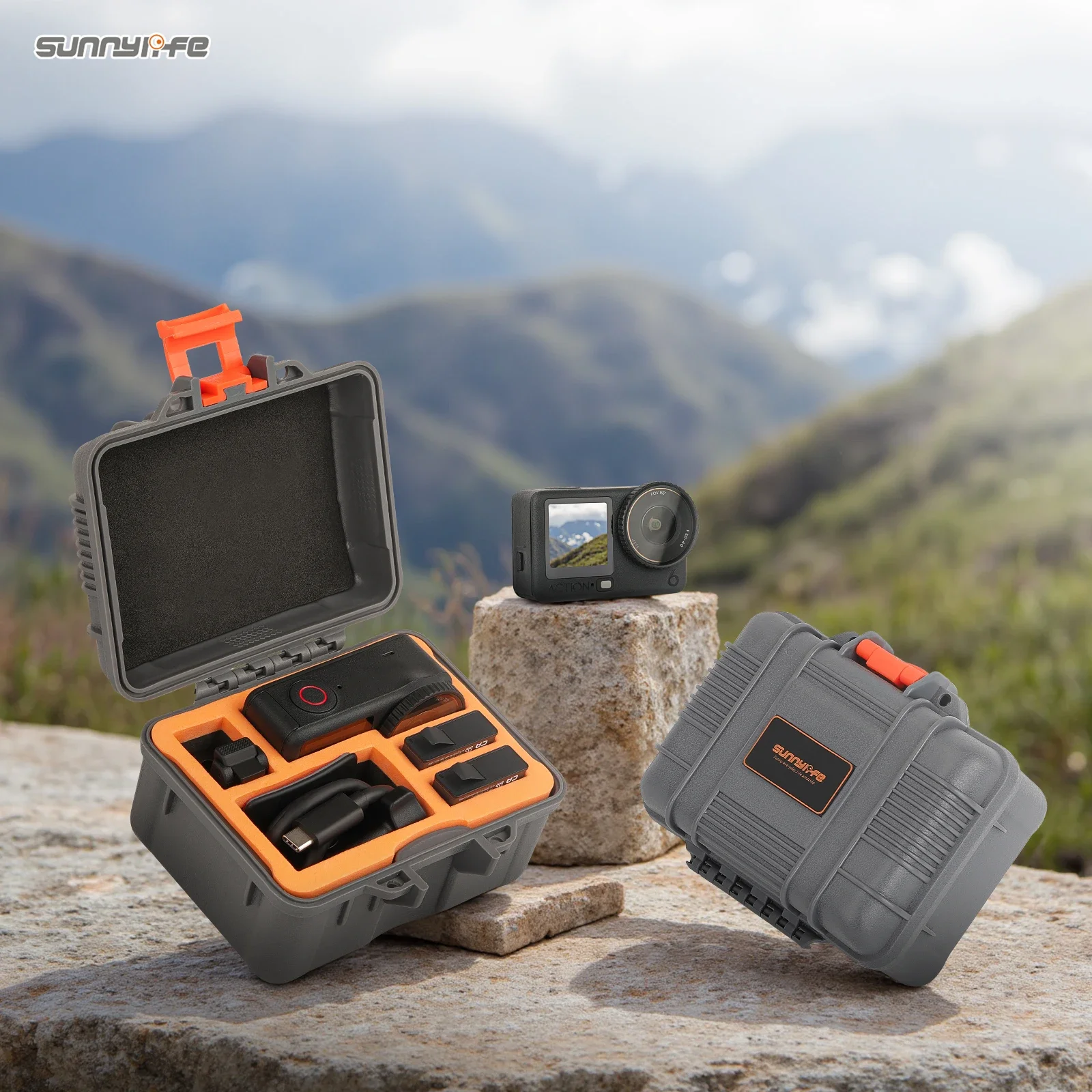 

Mini Storage Bag For DJI Osmo Action 6 Hard Waterproof Protector Box Portable Carrying Case For DJI Osmo Action 6 Accessories