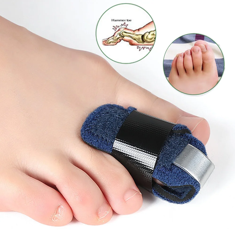 Unisex Hammer Toe Corrector Splint Toe Straightener Brace Toe Wrap Covers Broken Toe Support Bunion Correction Foot Care Tool