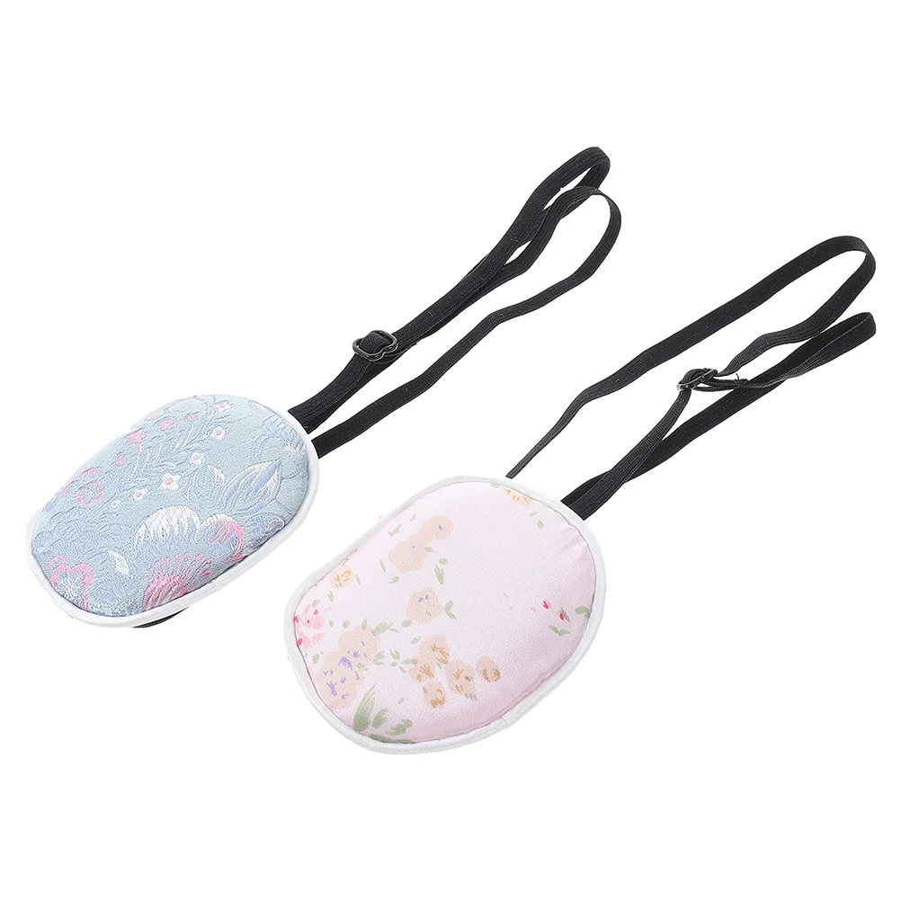 

2 Pcs Silk Single Eye Mask Supply Convenient Amblyopia Patch Professional Cover Accessory Portable