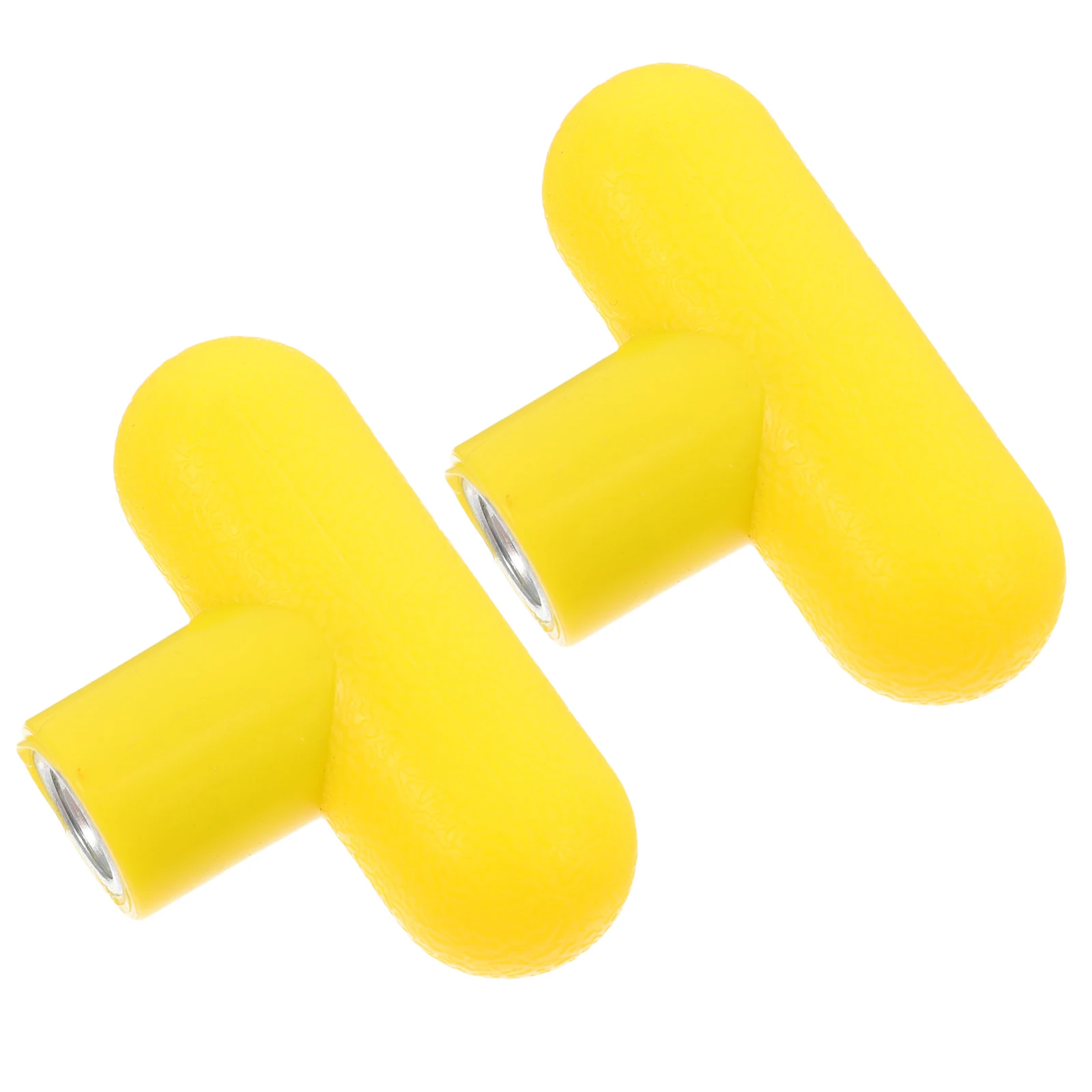 

2pcs Handle Rotary Fitness Pulley Machine Exercise Band Handles Durable Heavy Duty Ergonomic Grip Gym Cable for Stability