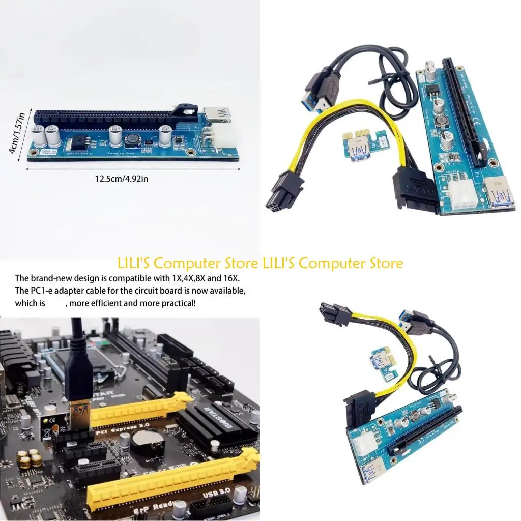 

A52B Laptop Graphics Card Expansion Card Card PCIE 1X To 16X Extension Card