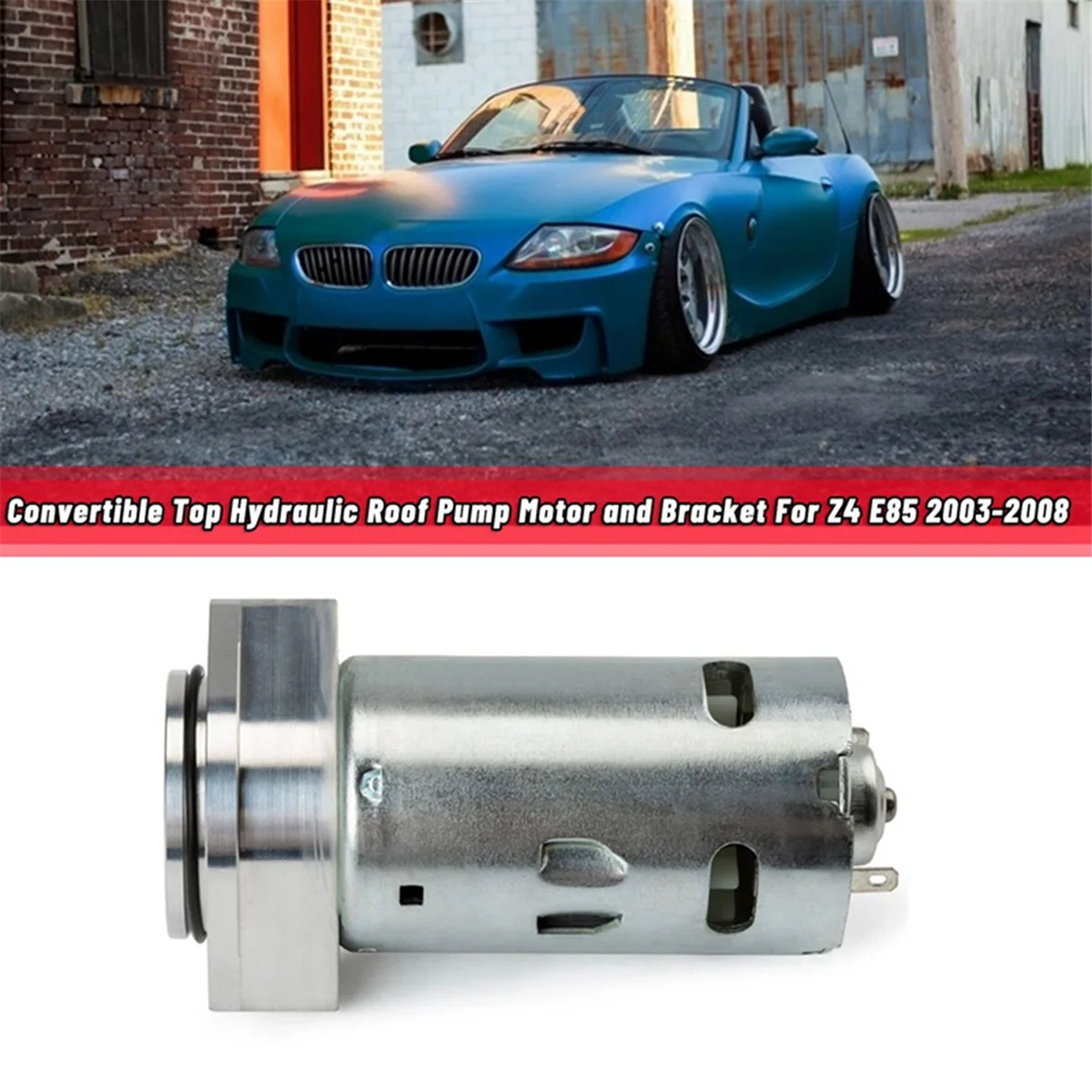 Car Convertible Top Hydraulic Roof Pump Motor with Base for BMW Z4 E85 2.5 3.0L 54347119633 54347193448 HB80008-002