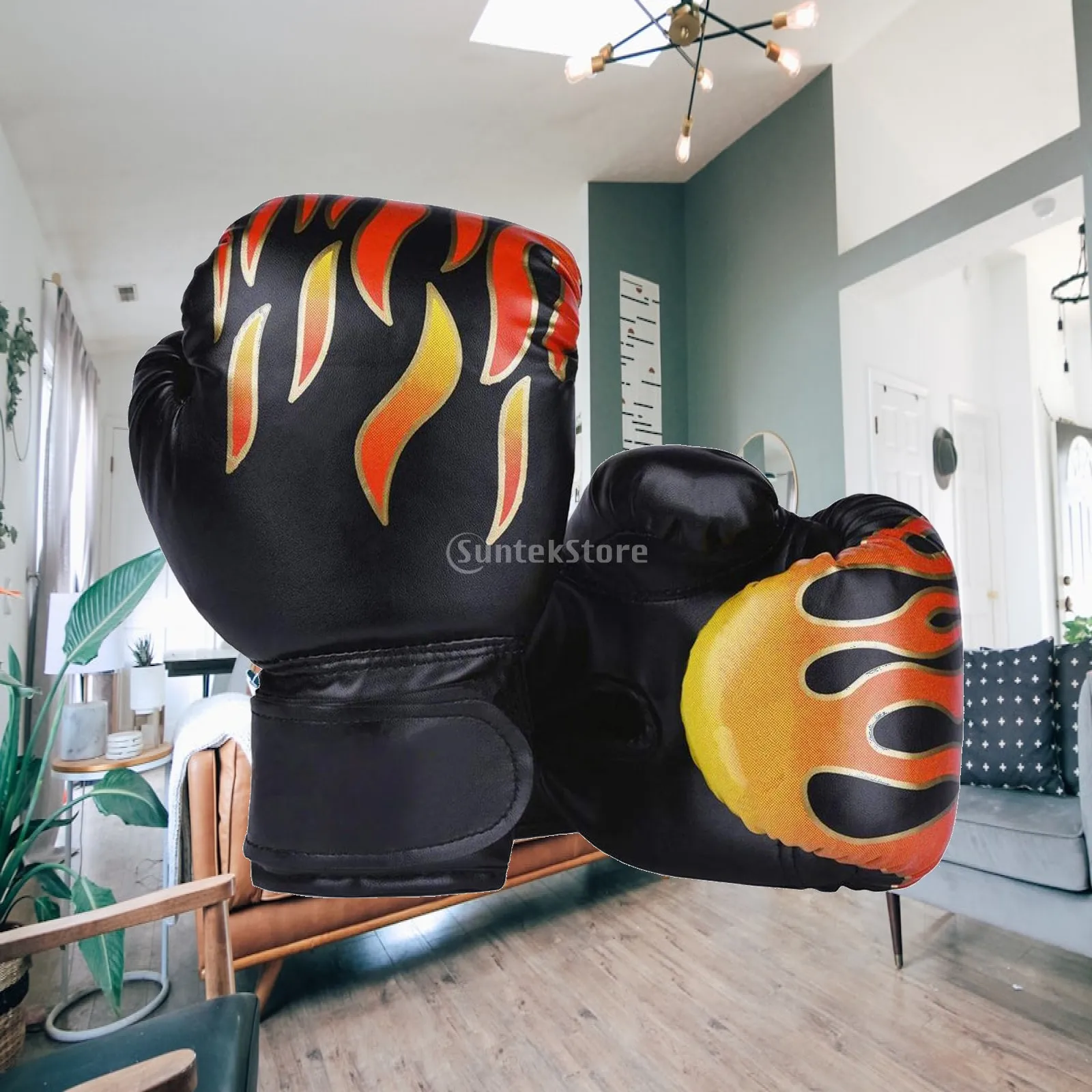 

Kids Boxing Gloves Punching Gloves 6oz Breathable Children Teens Sparring Gloves for Mma Workout Fitness Karate Beginners