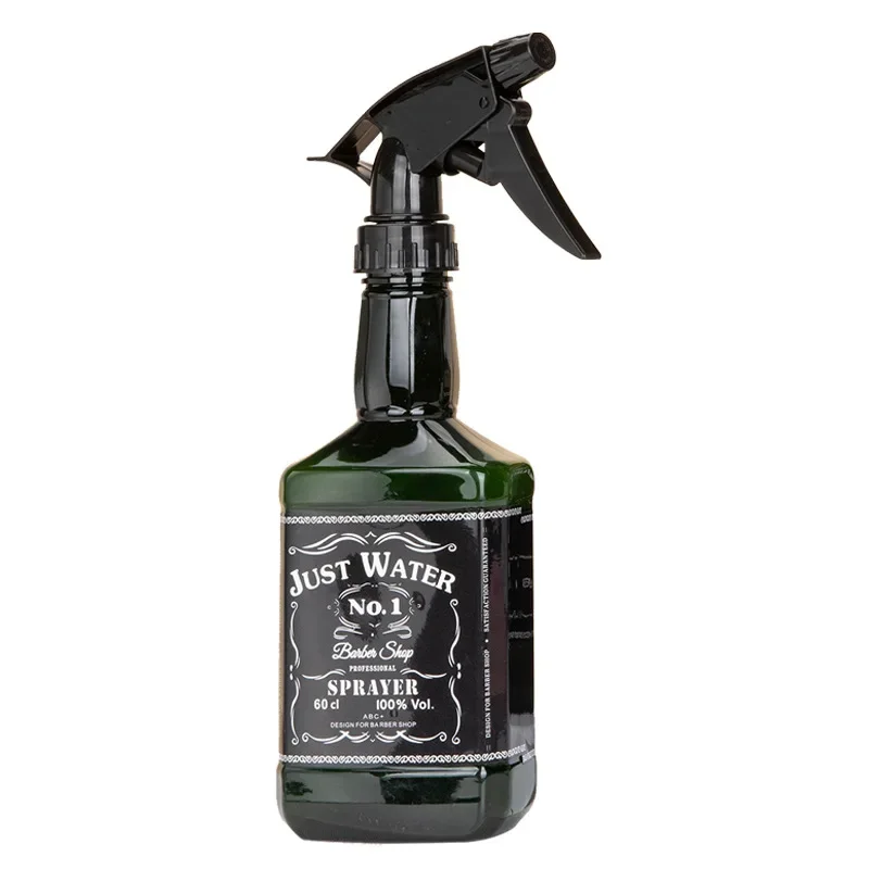 Vaporisateur d'eau pour salon de coiffure, outils de barbier, pulvérisateur d'huile de whisky rétro, tête d'arrosage, 400ml