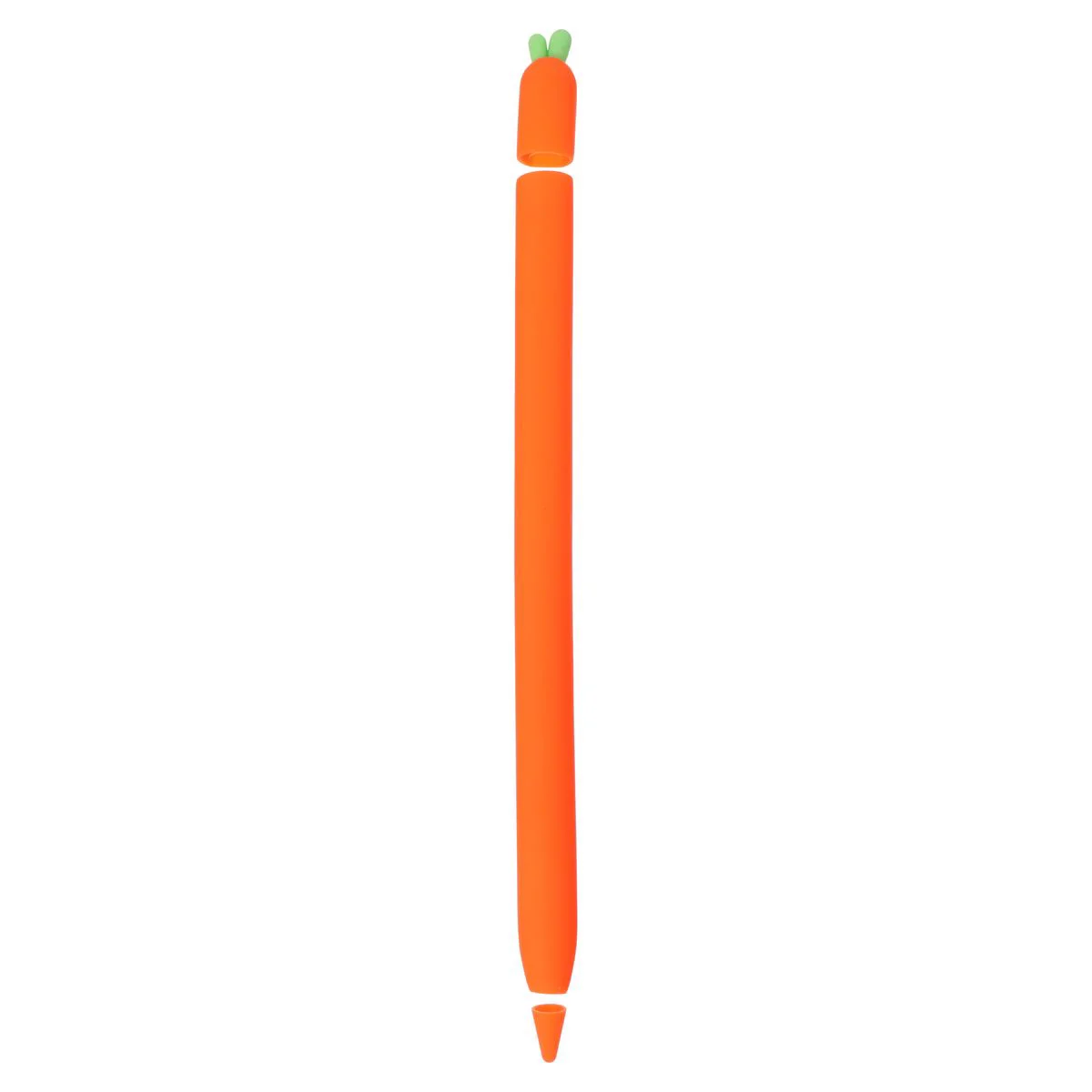 

1 Pc Pencil Silicone Carrot Protective Cover Compatible for Apple Pencil 1/2 Pencil Cover Pencil Sleeve