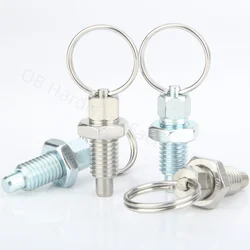 Hot Sell Handle Retractable Non Lock-Out Pull Spring Plunger With Lift Ring Index Bolts Pins