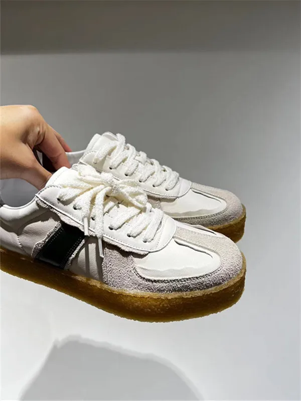 Retro versatile handmade raw rubber sole imported first layer cowhide Dexun casual shoes