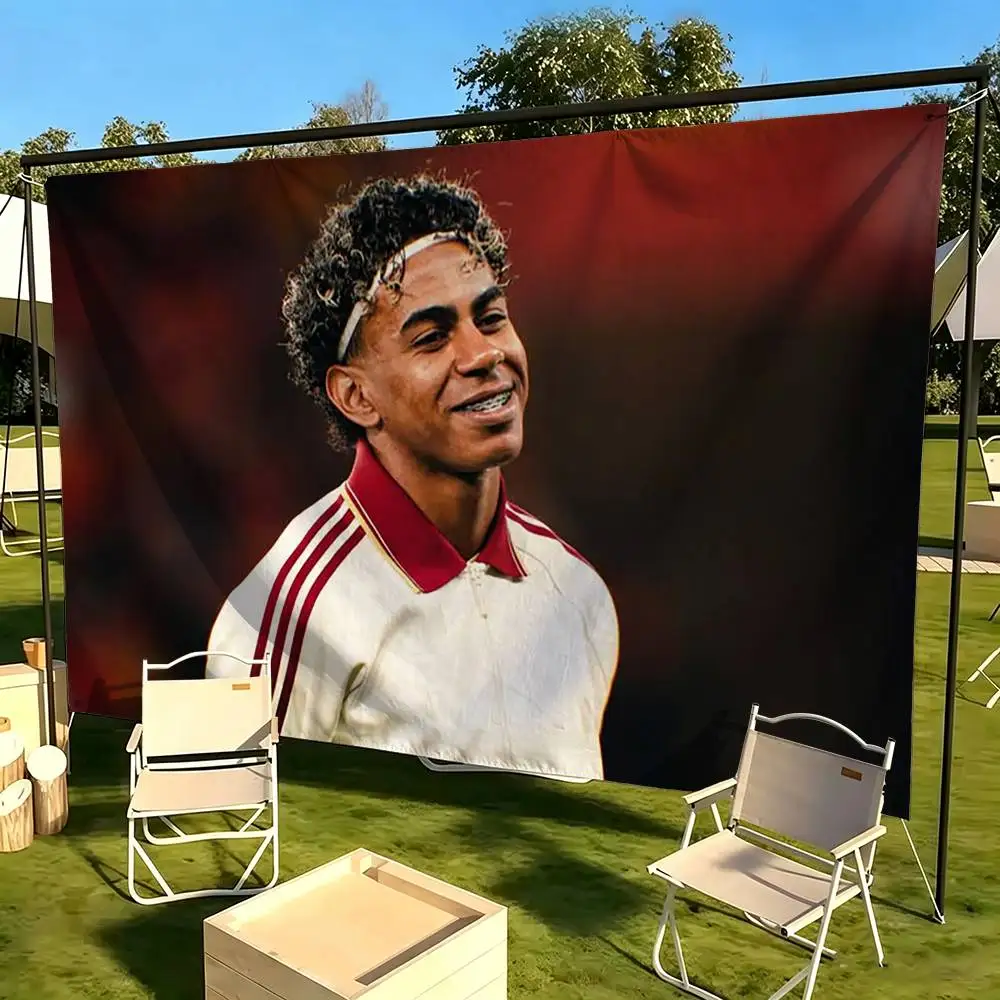 football Lamine Yamal  Flag Suitable For Party Club Outdoor Interior Wall Decoration Banner Fans Gift