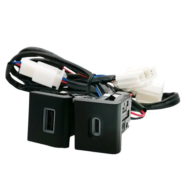 A11M-USB Type C 12V/24V PD Adapter Socket Car Accessories For VW Amarok 11-22