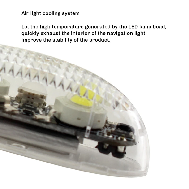 3PCS V3 luce aerea impermeabile LED luce ad ala fissa FPV RC Aircraft Traversing Machine Night Flight