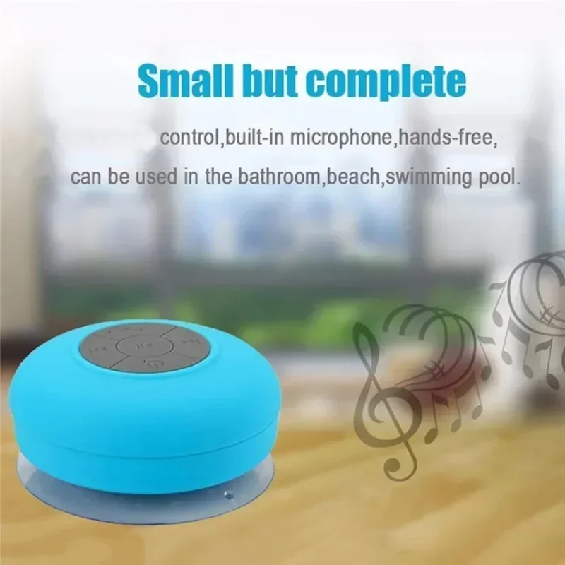 Mini Portable Bluetooth Speaker Wireless Waterproof Shower Bathroom for Phone Soundbar Hand Free Car Loudspeaker for Childs Gift