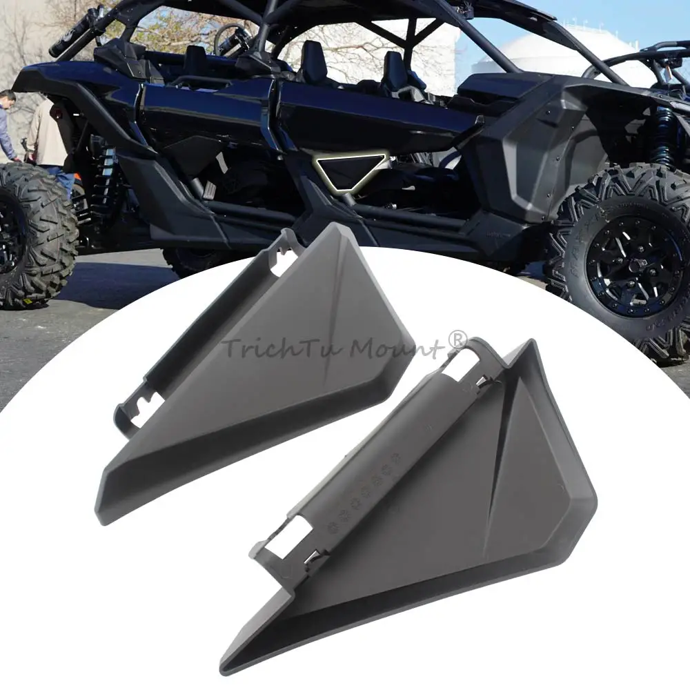 

For Can-Am Maverick X3 MAX R RR 2/4Door 2017-2023 Accessories 1 Pair UTV Front Lower Doors Insert Panel Kits ABS Plastic