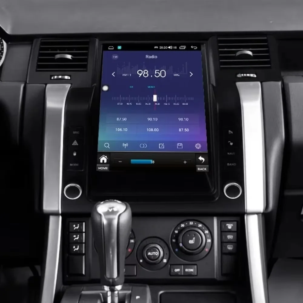 أندرويد 13 Carplay الوسائط المتعددة نافي لاند روفر رينج روفر سبورت 2005-2009 راديو السيارة 12.1 بوصة تعمل باللمس وحدة رأس ستيريو