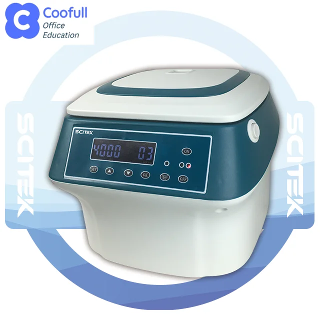 

Низкоскоростная центрифуга CFG-4CEI, 4000 об/мин, макс. RCF 2325xg, с ротором на 12 пробирок по 20 мл, для общих исследований или университетских лабораторий