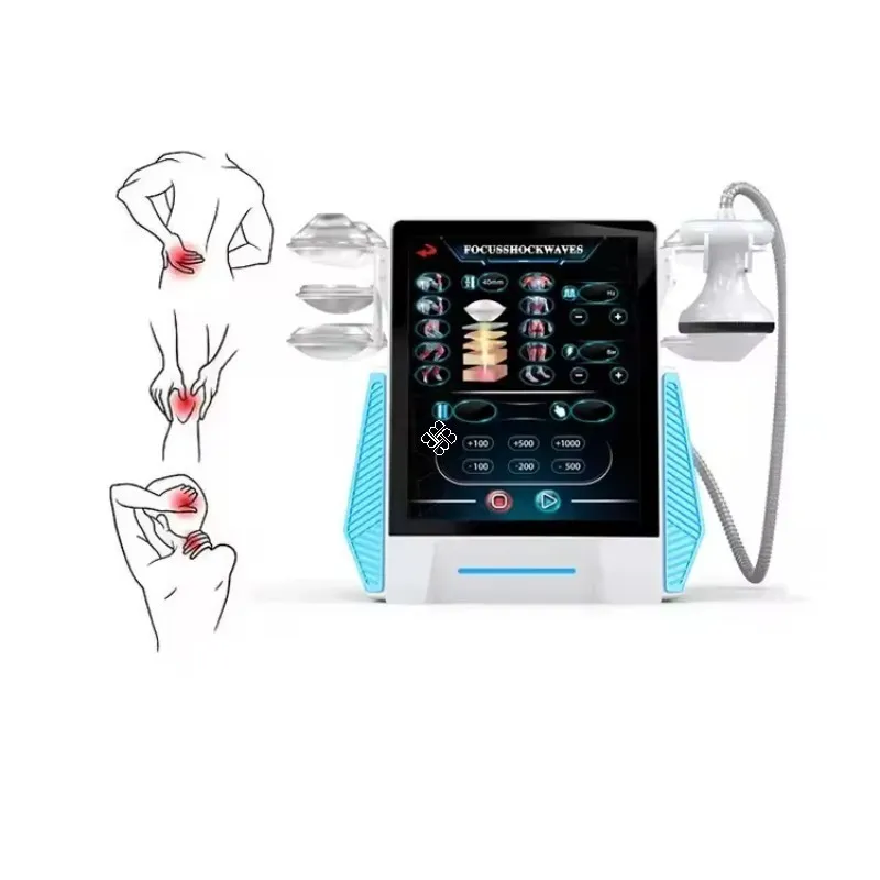 Professional Piezo Focal Shockwave Therapy Machine Physical Recovery Body Rehabilitation Physiotherapy Equipment Clinic Use